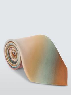 PS Paul Smith Silk Smith Stripe Ombre Tie, Multi, Multi
