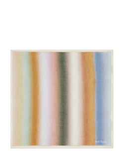 PS Paul Smith Stripe Silk Pocket Square, Multicolour, Multicolour