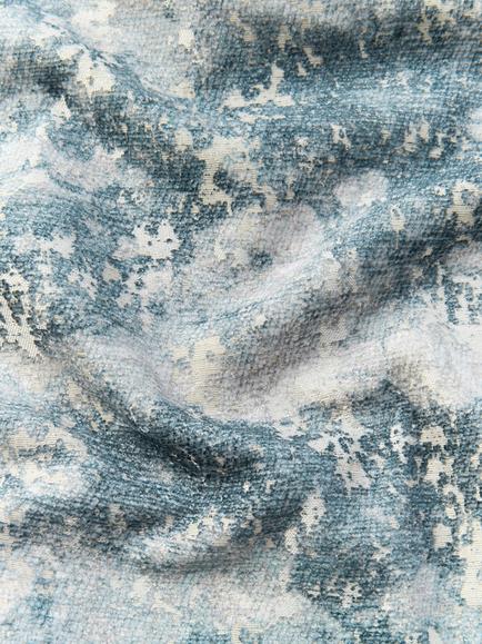 John Lewis Alessia Furnishing Fabric, Blue - view 2, Blue