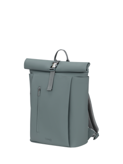 Lipault Lost In Berlin Roll Top Backpack, Black, Cement Storm