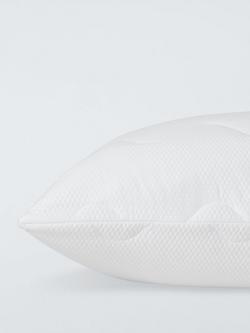John Lewis Climate Control Quilted Pillow Protector, Pair - view 2, White