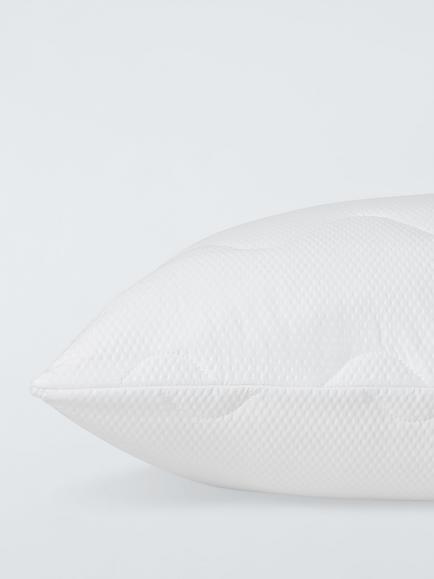 John Lewis Climate Control Quilted Pillow Protector, Pair - view 2, White