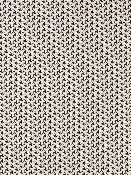 Clarke & Clarke Albi Furnishing Fabric, Noir, Noir