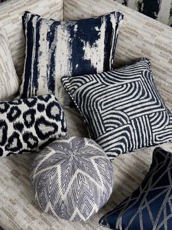 Clarke & Clarke Gormley Jacquard Furnishing Fabric - view 2, Ink