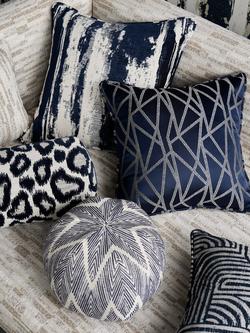 Clarke & Clarke Herrera Furnishing Fabric - view 2, Ink