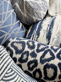 Clarke & Clarke Ortega Furnishing Fabric - view 2, Ink