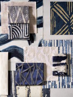 Clarke & Clarke Ortega Furnishing Fabric - view 2, Ivory