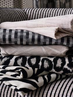 Clarke & Clarke Zehraya Furnishing Fabric, Noir - view 2, Noir