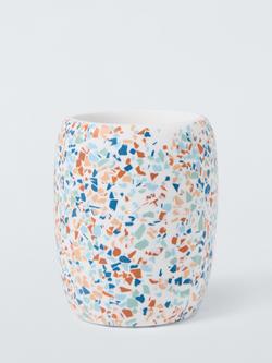 John Lewis Terrazzo Bathroom Tumbler, Multi, 