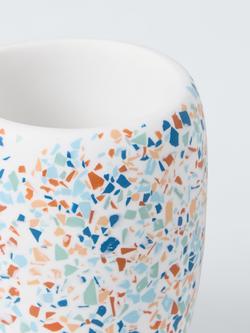 John Lewis Terrazzo Bathroom Tumbler, Multi - view 2, 