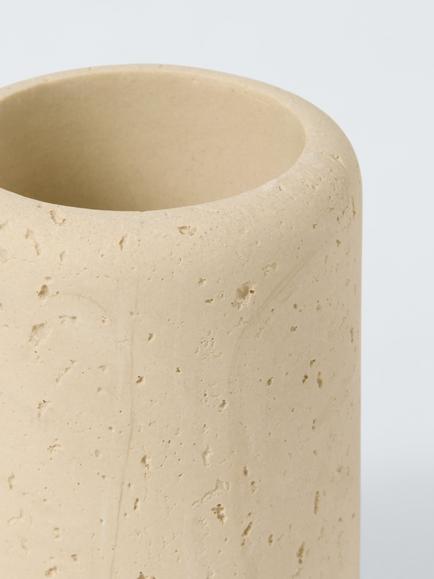 John Lewis Stone Effect Bathroom Tumbler, Natural - view 2, 