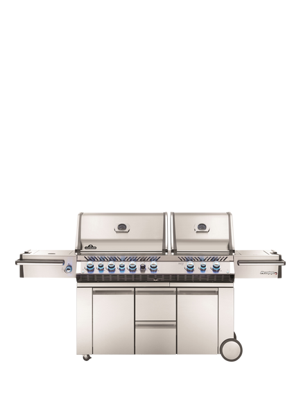 Napoleon Prestige Pro 825 Stainless Steel 10-Burner Gas BBQ - view 2, Stainless Steel