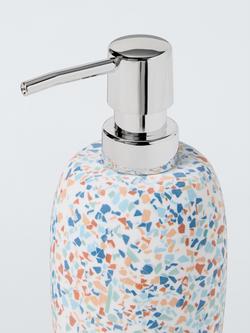 John Lewis Terrazzo Soap Dispenser, Multi - view 2, 