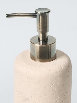 John Lewis Stone Effect Soap Dispenser, Natural - view 2, 