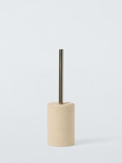 John Lewis Stone Effect Toilet Brush, Natural, 