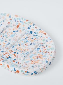 John Lewis Terrazzo Soap Dish, Multi - view 2, 