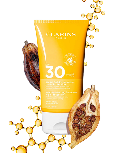 Clarins Sun Care Cream for Body SPF 30, 150ml - view 2, 