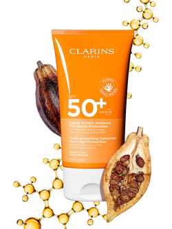 Clarins Sun Care Cream for Body SPF 50+, 150ml - view 2, 