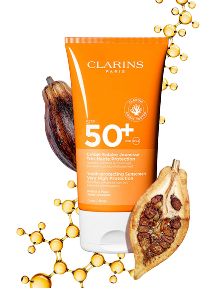 Clarins Sun Care Cream for Body SPF 50+, 150ml - view 2, 