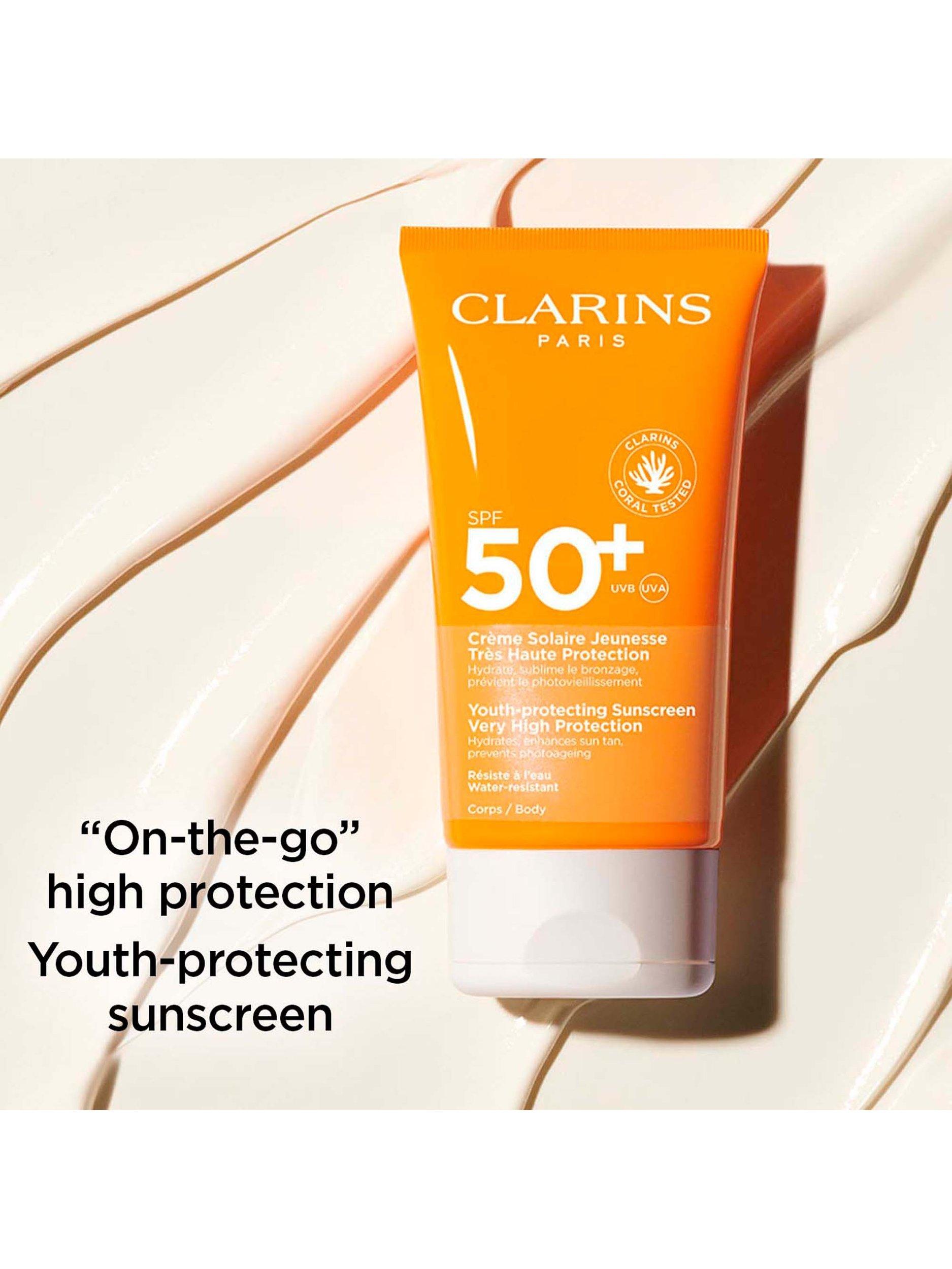Product image 4 of 7, which shows Clarins Sun Care Cream for Body SPF 50+, 150ml