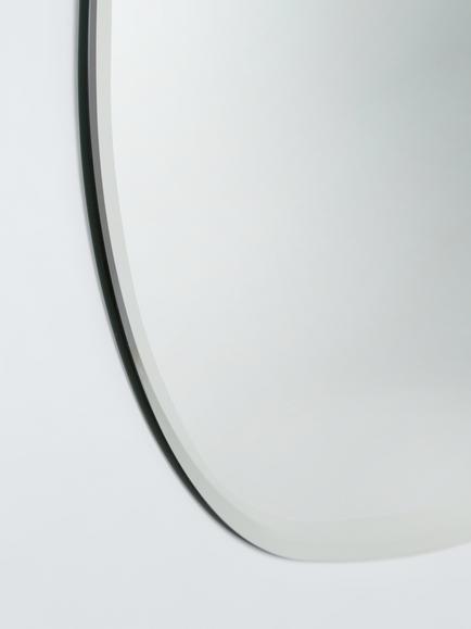 John Lewis Bevelled Soft Cube Bathroom Mirror, Square - view 2, 