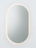 John Lewis Halo Pill Illuminated Bathroom Mirror