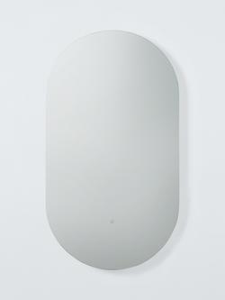 John Lewis Halo Pill Illuminated Bathroom Mirror - view 2, 