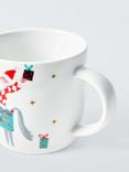 John Lewis Kids' Christmas Jester Elf Porcelain Mug, 260ml