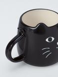 John Lewis Halloween Cat Fine China Mug, 320ml, Black