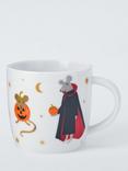 John Lewis Kids' Halloween Mouse Porcelain Mug, 260ml, White