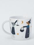 John Lewis Kids' Halloween Mouse Porcelain Mug, 260ml, White