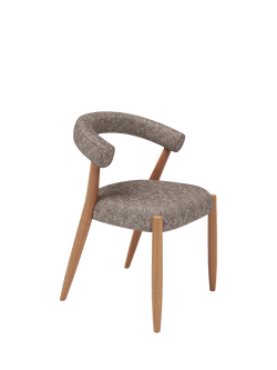 John Lewis Odell Dining Chair, Oak Leg, Atlas Kiln, Atlas Shale