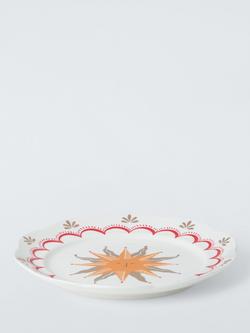 John Lewis Fleur Sun Fine China Side Plate, 19.6cm, White - view 2, White