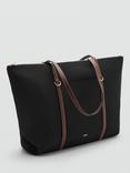 Mango Cobalt Large Tote Bag, Black