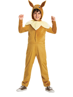 Pokémon Eevee Hooded Jumpsuit Children's Costume, Multi
