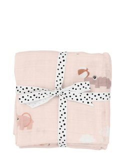 Done by Deer Muslins, Pack of 2, Playground Pink - view 2, Playground Pink