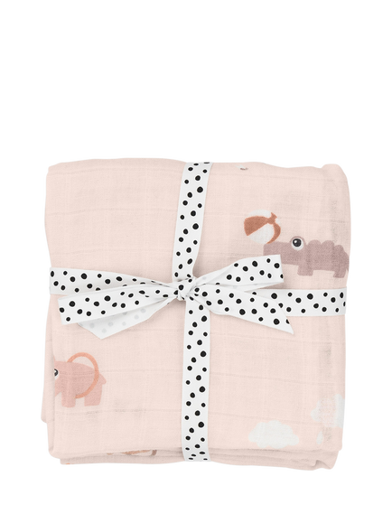 Done by Deer Muslins, Pack of 2, Playground Pink - view 2, Playground Pink