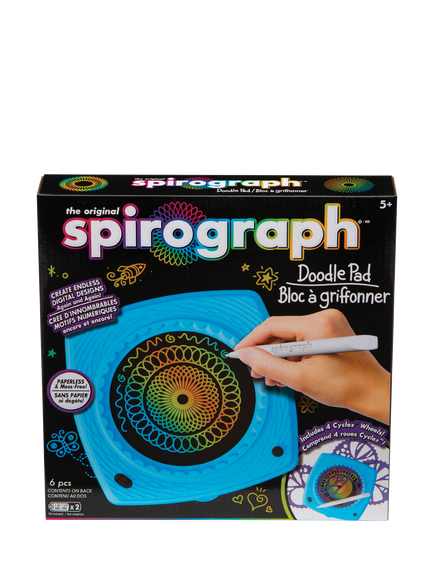 Vivid Spirograph Doodle Pad, Multi