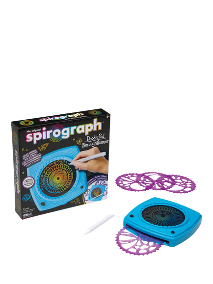Vivid Spirograph Doodle Pad - view 2, Multi