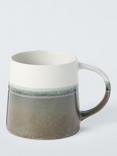 John Lewis Farmhouse Dipped Glaze Stoneware Mug, 420ml, Green