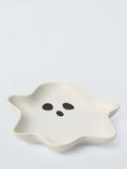 John Lewis Halloween Ghost Stoneware Dish, 22cm, White