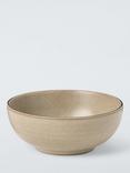 John Lewis Farmhouse Stoneware Cereal Bowl, 16cm, Sand