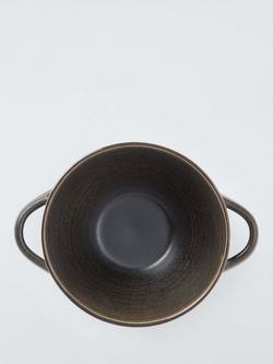 John Lewis Farmhouse Stoneware Soup Bowl, 16cm - view 2, Brown