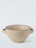John Lewis Farmhouse Stoneware Soup Bowl, 16cm, Sand