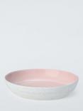 John Lewis Granite Stoneware Pasta Bowl, 22cm, Pink