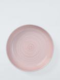 John Lewis Granite Stoneware Pasta Bowl, 22cm, Pink