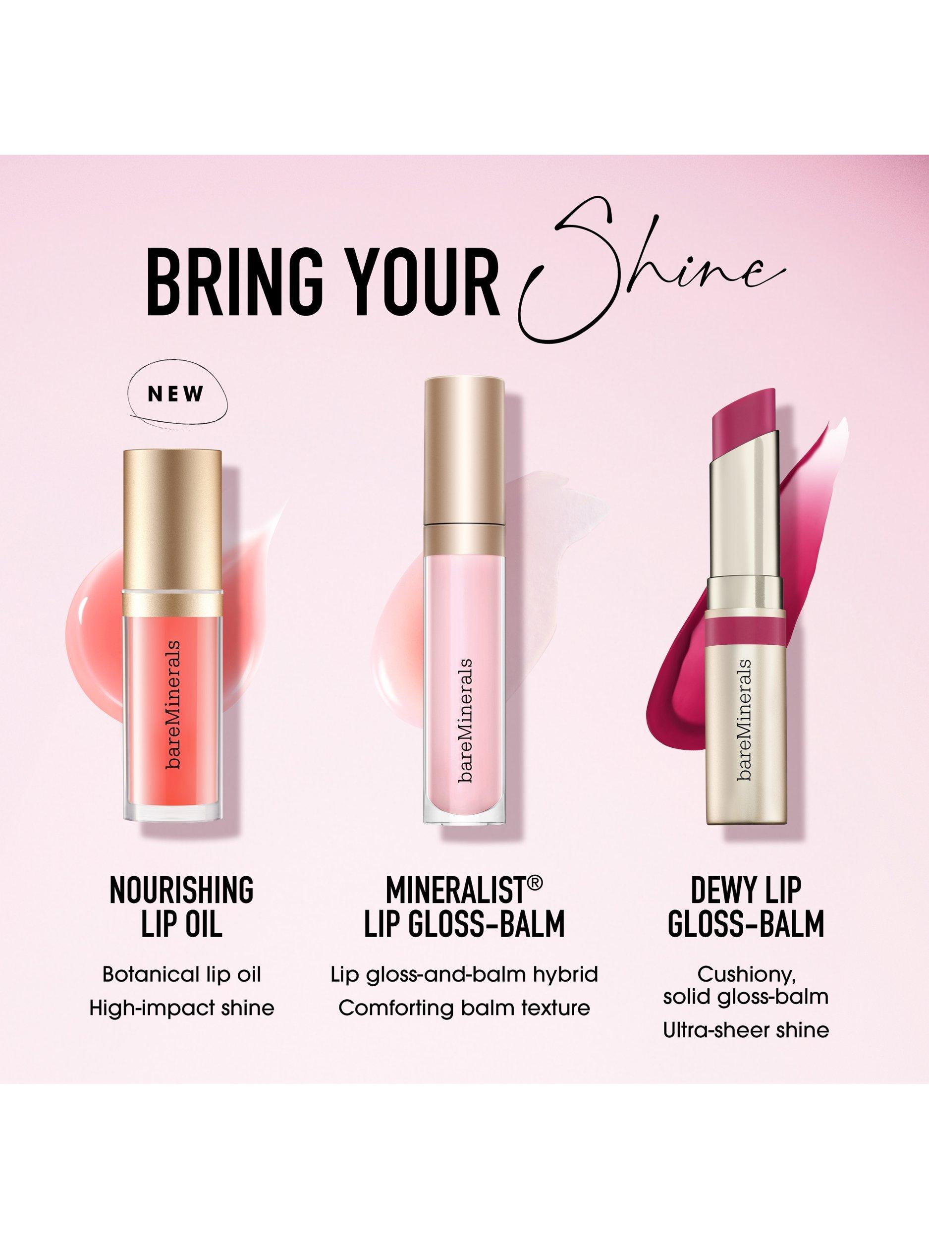 Product image 8 of 8, which shows bareMinerals Nourishing Lip Oil, Charm