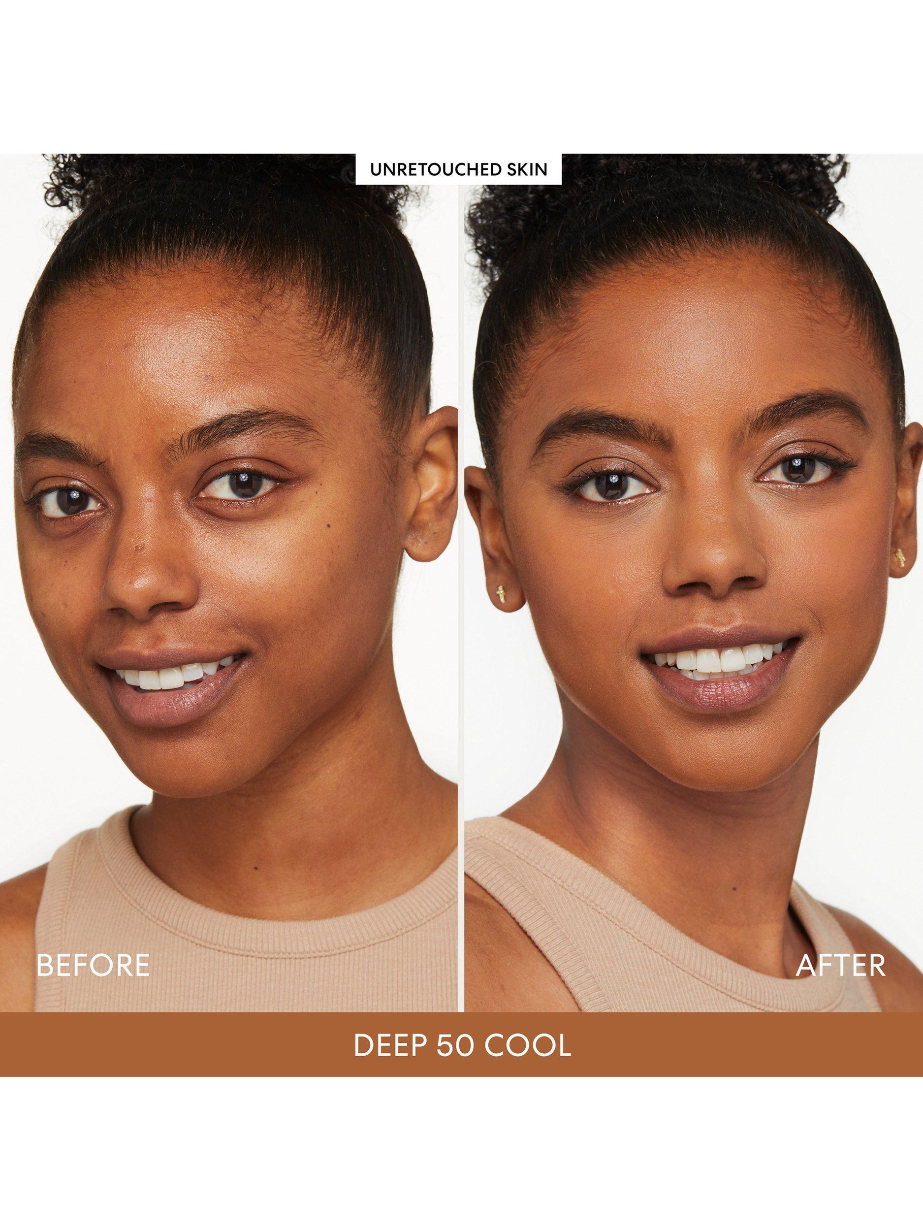 Product image 3 of 8, which shows bareMinerals BAREPRO™ 24HR Skin-Perfecting Powder Foundation, Deep 50 Cool
