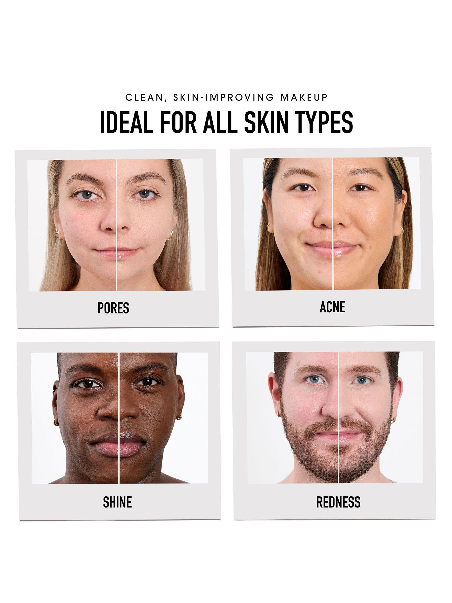 Product image 5 of 8, which shows bareMinerals BAREPRO™ 24HR Skin-Perfecting Powder Foundation, Deep 55 Cool