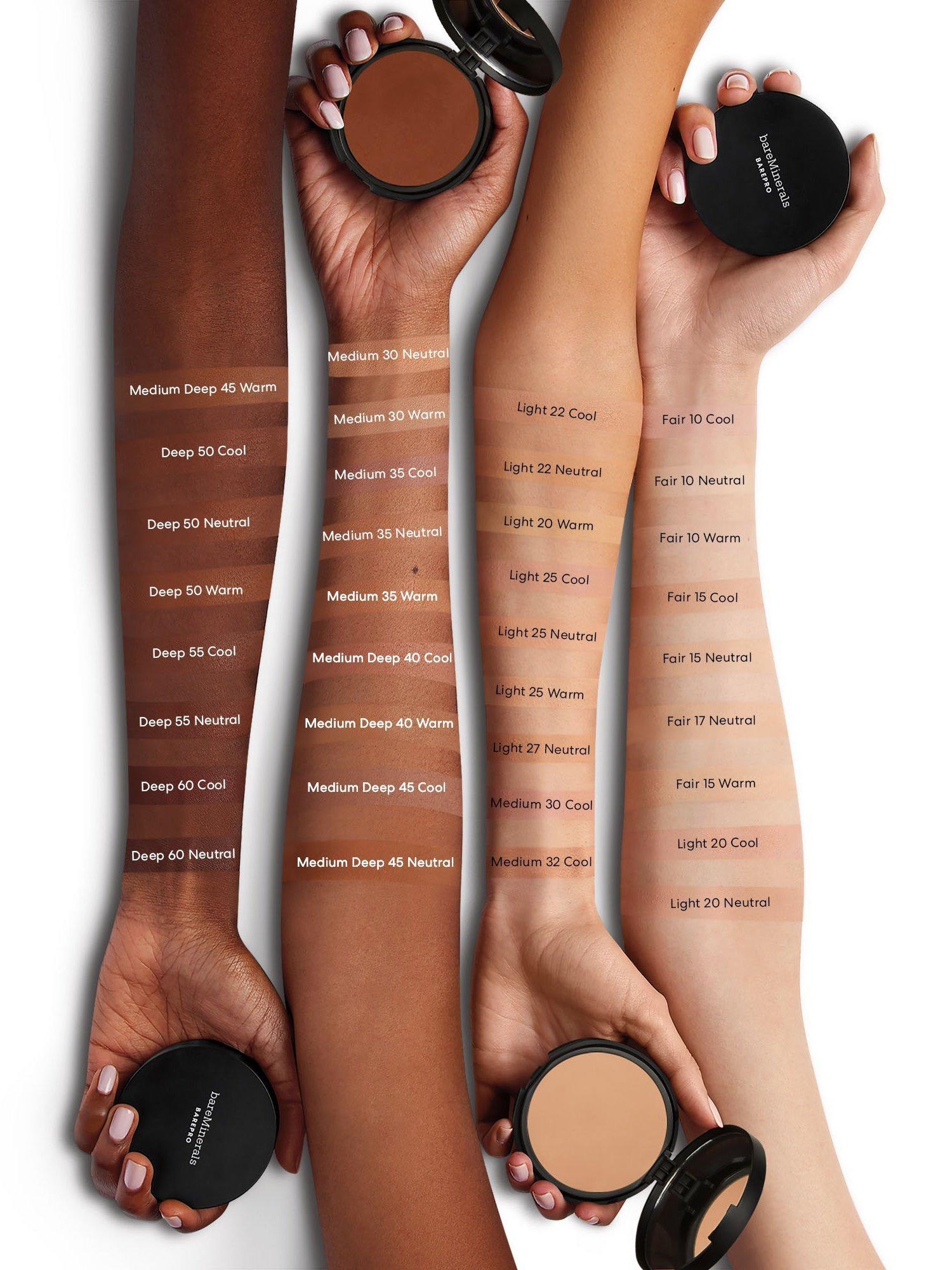 Product image 4 of 8, which shows bareMinerals BAREPRO™ 24HR Skin-Perfecting Powder Foundation, Light 25 Neutral